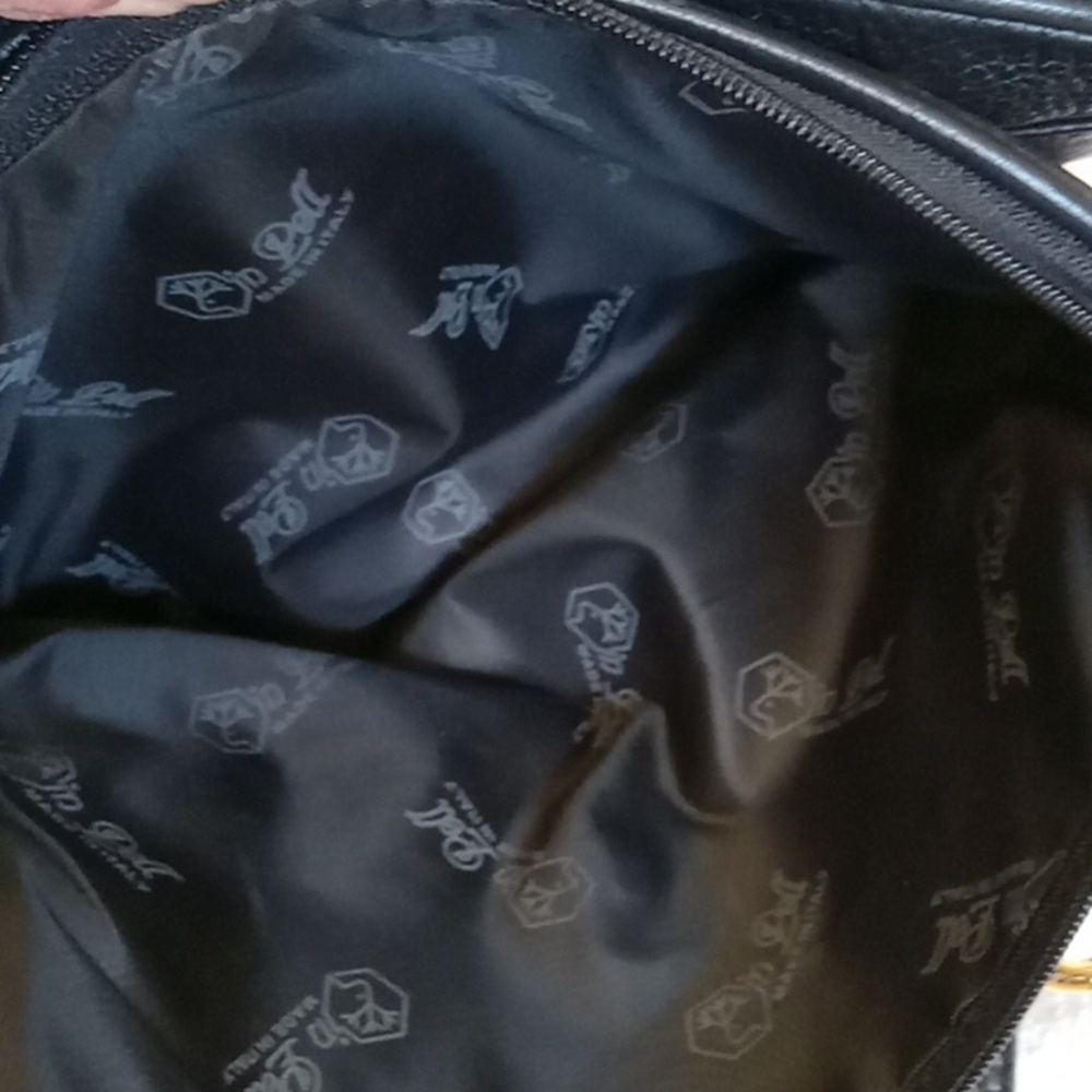 Valentina leather black purse - Picture 6 of 9
